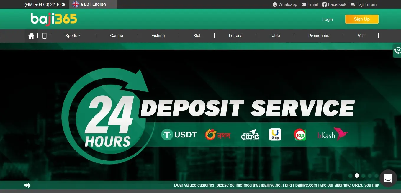 Baji365 Deposit